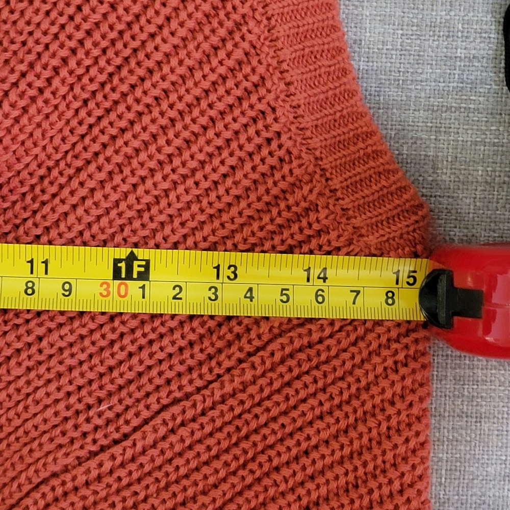 Women's Lulus Lets Get Away Knit Twist  Back Tank Top Rust Red Size Large - Picture 8 of 9
